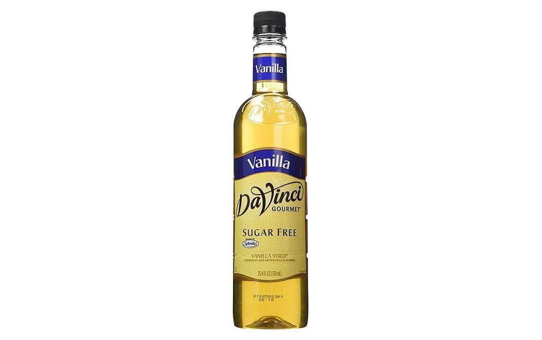 Davinci Sugar Free Vanilla Syrup   Glass Bottle  750 litre